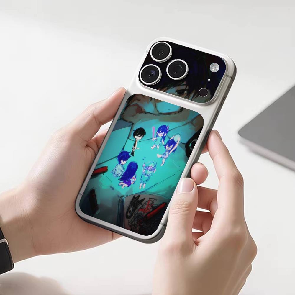 Наклейка на заднюю крышку игры O-Omori Защитная Для Iphone 17 Pro Max Кожаная Наклейка Задняя Защитная Декоративная Наклейка