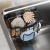 Rustproof Sink Stopper Scraper Waterproof Sink Organizer Scouring Pad Storage Shelf  Sponge Brush