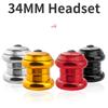 34MM MTB Headset 28.6mm Threadless Fork Semi Integrated Headset Bicycle Headset Fixed Gear Bicycle