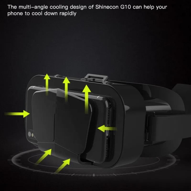 3D VR Игровые Очки, Панорамный VR Бокс для Ношения на Голове, для Смартфонов 4,7-7,0 Дюймов
