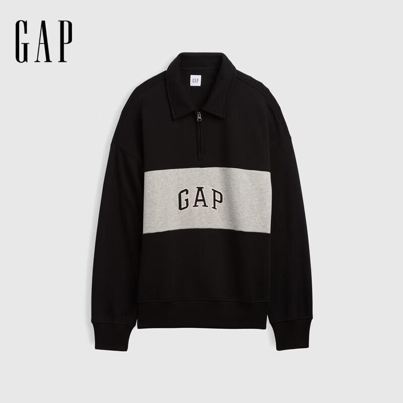 Gap Свободная футболка-поло с вышивкой логотипа и цветовыми блоками