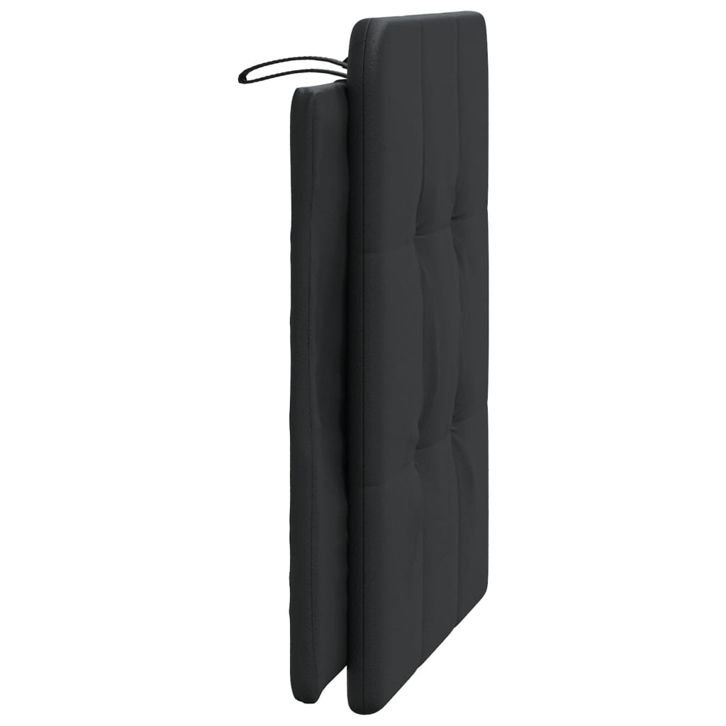 Vidaxl Poduszka Na Wezgłowie, Czarna, 80 Cm, Sztuczna Skóra