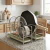 Space Saving Cookware Storage Rack Stainless Steel Cutting Board Holder  Restaurant