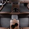Auto Floor Leather Carpet Liner Waterproof/Dustproof /Skidproof Mat Pad Universal Car Floor Mats Front  Rear Carpet Mat Waterproof Dustproof Skidproof