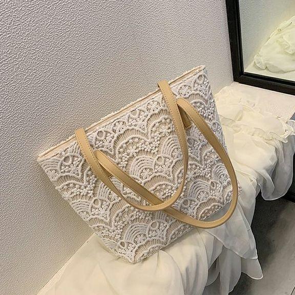 Кружевная сумка через плечо Новая художественная холщовая сумка-сумка