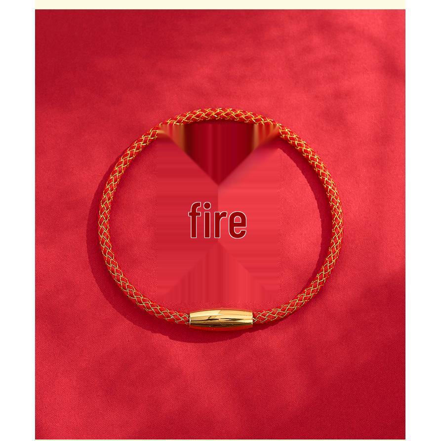 Пятиэлементный браслет для пары «Чешуя дракона» - Ручное плетение, Магнитный браслет-манжета, Подарок на Циси