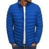 Men Bubble Padded Puffer Coats Zip Up Winter Warm Quilted Tops Jacket Outwear