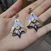 Game Genshin Impact Wanderer Kunikuzushi Scaramouche Cosplay Balladeer Asymmetric Earrings Women Eardrop Jewelry Accessories