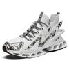 Blade Men's Shoes Breathable Fly-woven Sneakers Male Teenagers Running Shock Absorption Inner Heightening Dad Tide Shoes
