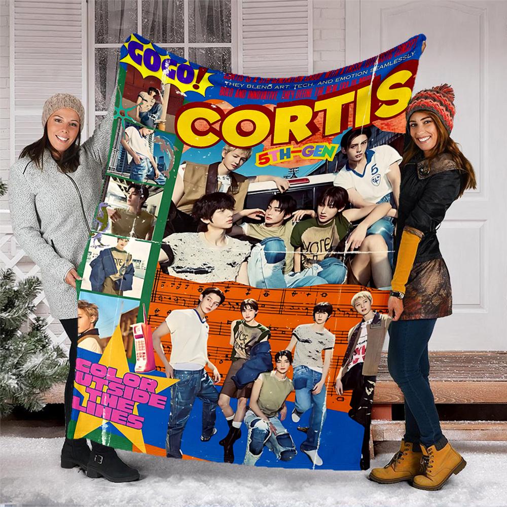 1 шт. Cortis Уличный мягкий плед Ультраплюшевый, Теплый, Универсальный и Легкий в уходе для Кемпинга, и