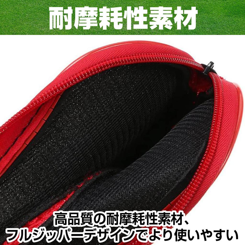 Saki&Masa Iron Cover Golf Headcover Set с графическим принтом и застежкой-молнией, комплект из 12 штук (синий)