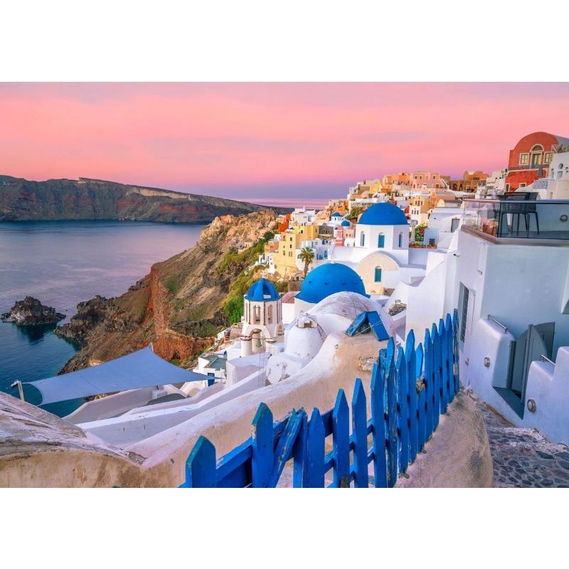 Greece Santorini Beautiful Scenery Coast Poster Greece Traveling Wall Art Decor Photos Canvas Prints Home Room Aesthetic Decor
