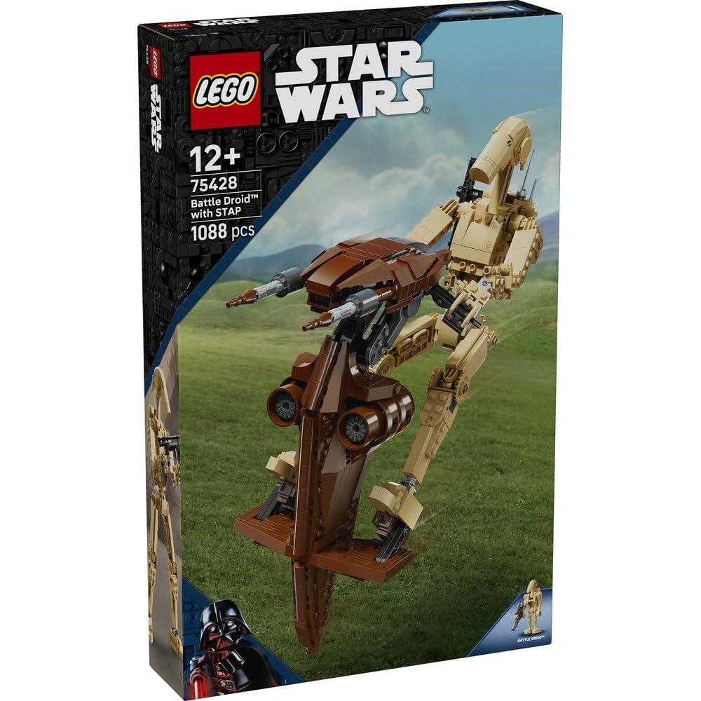 LEGO Star Wars Battle Droid with STAP Toy Building Set for Kids Ages 12-14, Robot Figure, Gift Idea, 75428