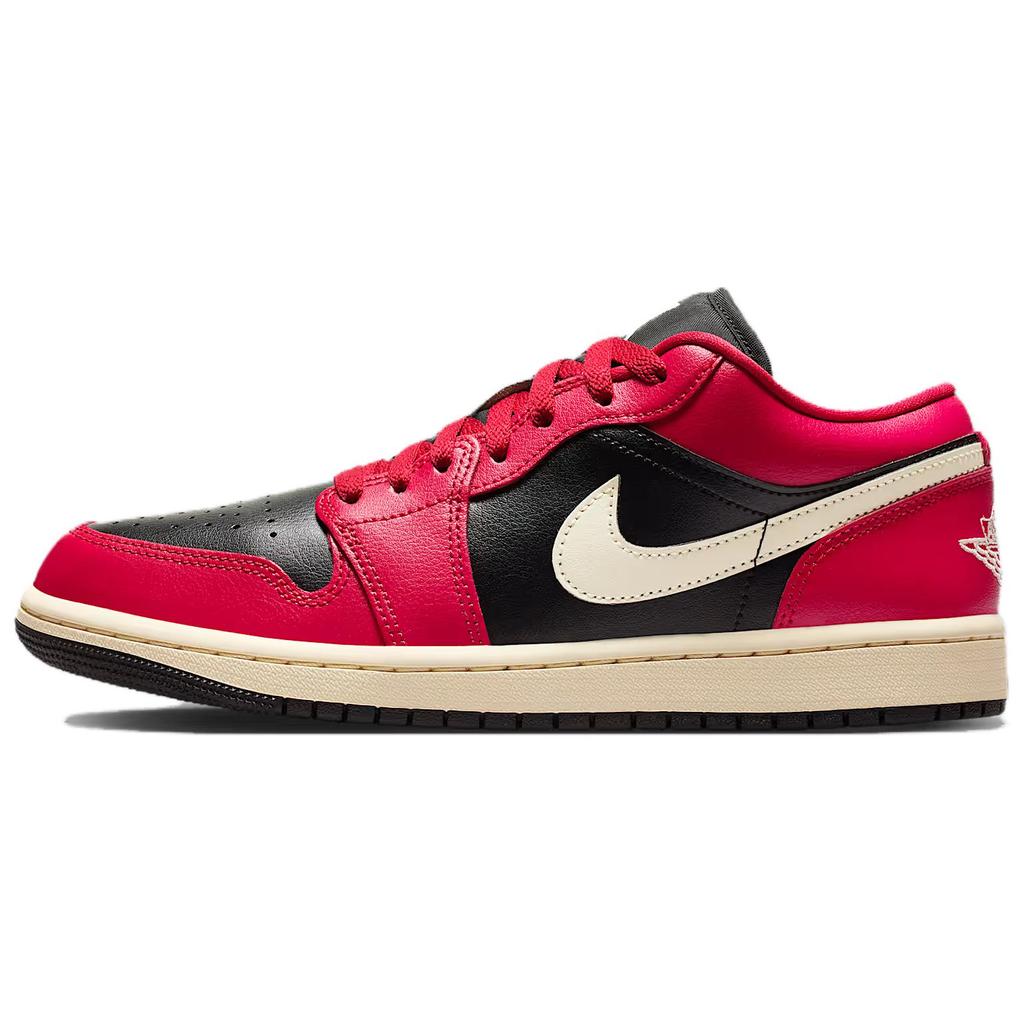 Jordan Air Jordan 1 Low Винтажные Баскетбольные Кроссовки Женские Черно-Красные DC0774-605