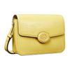 Tory Burch Robinson Twill Convertible Flap Leather Crossbody Shoulder Bag Women bags Yellow 154731-700