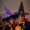 Gothic Spider Web Twisted Wizard Cap Lace Trim Cosplay Party Witch Hat  Children/Adult