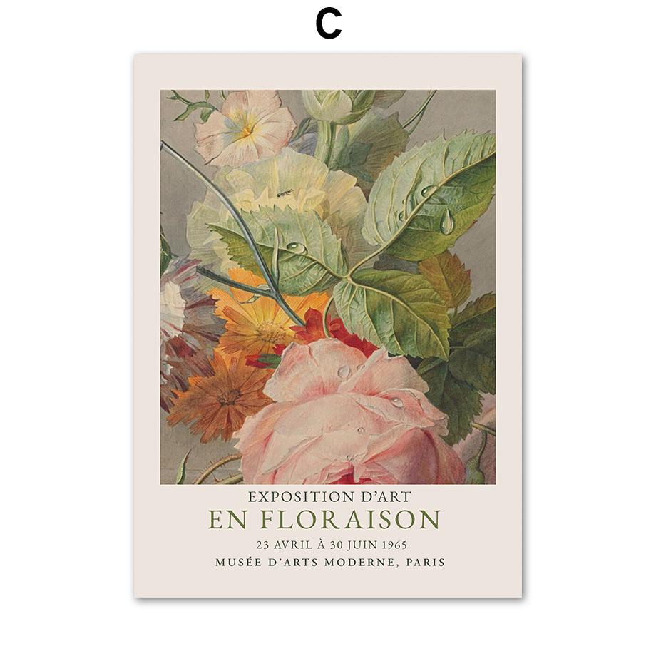 Современные минималистичные ботанические цветочные выставочные плакаты и принты, настенная живопись на холсте для гостиной, декоративные картины