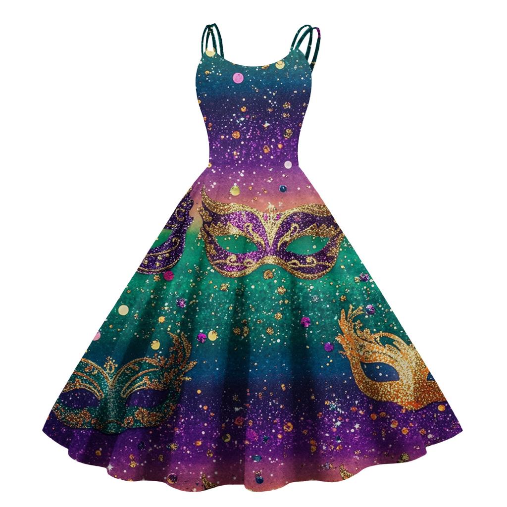 Женское сексуальное платье с принтом на Хэллоуин, с открытыми плечами, в стиле панк, винтаж