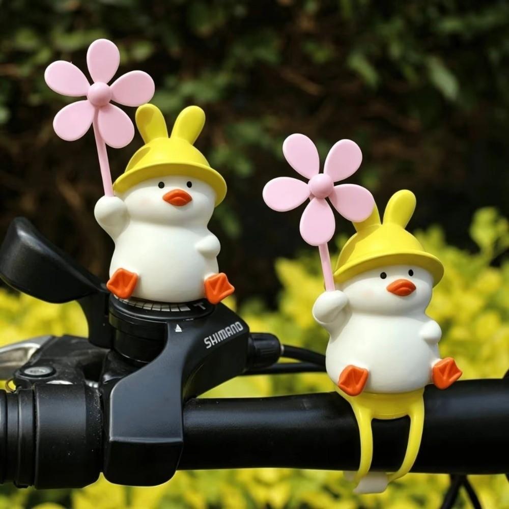 Yellow Windmill Duck Pendant Hanging Installation Baby Cart Decoration Bicycle Ornament Kids