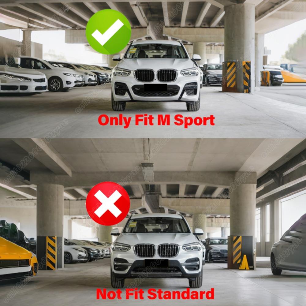 Для BMW X3 G01 X4 G02 M Sport M40i M40d 2017 2018 2019 2020 2021 Автомобильный Передний Бампер Нижняя Губа Сплиттер Комплект Обвеса