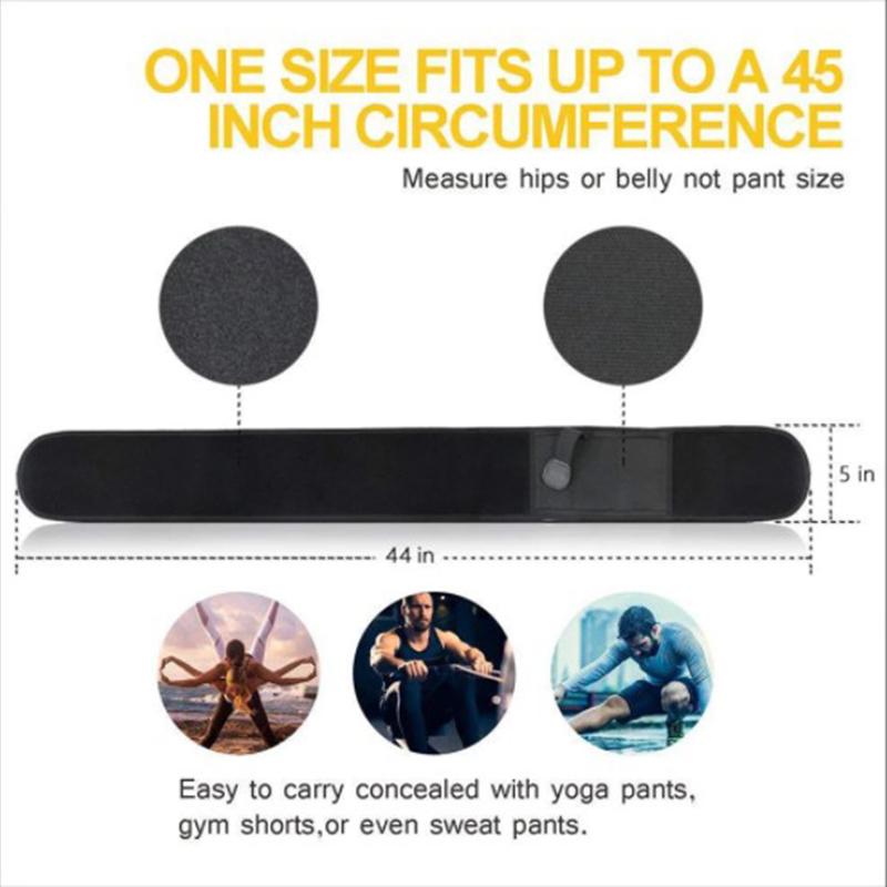 1 шт. кобура для пистолета на животе, невидимая поясная сумка для скрытого ношения, эластичный пояс на талии