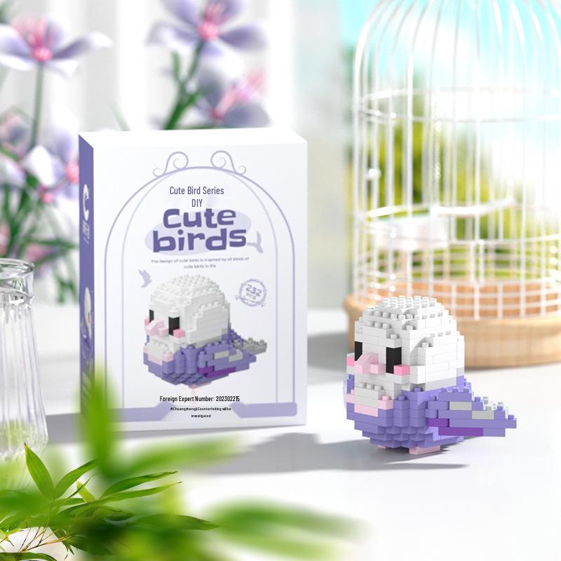 Совместимые оригинальные образовательные строительные блоки Lego для детей в виде птицы ара