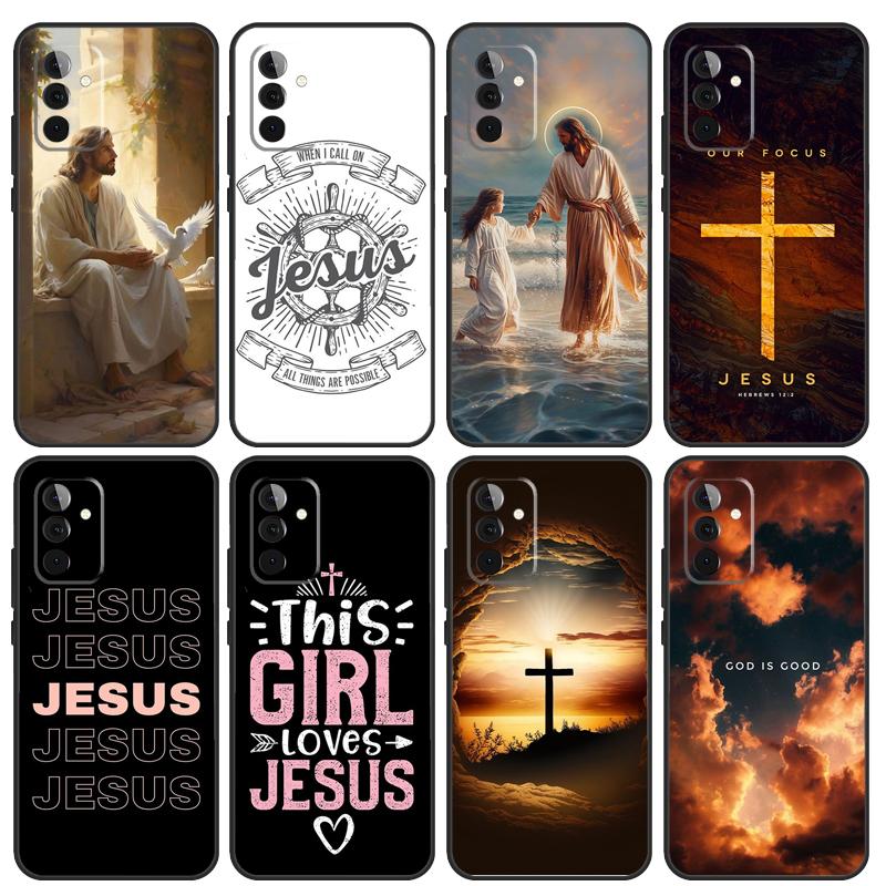 Христианская вера Иисус Чехол Для Samsung Galaxy A14 A24 A34 A54 A72 A52 A32 A22 A12 A51 A71 A33 A23 A13 A53 Чехол