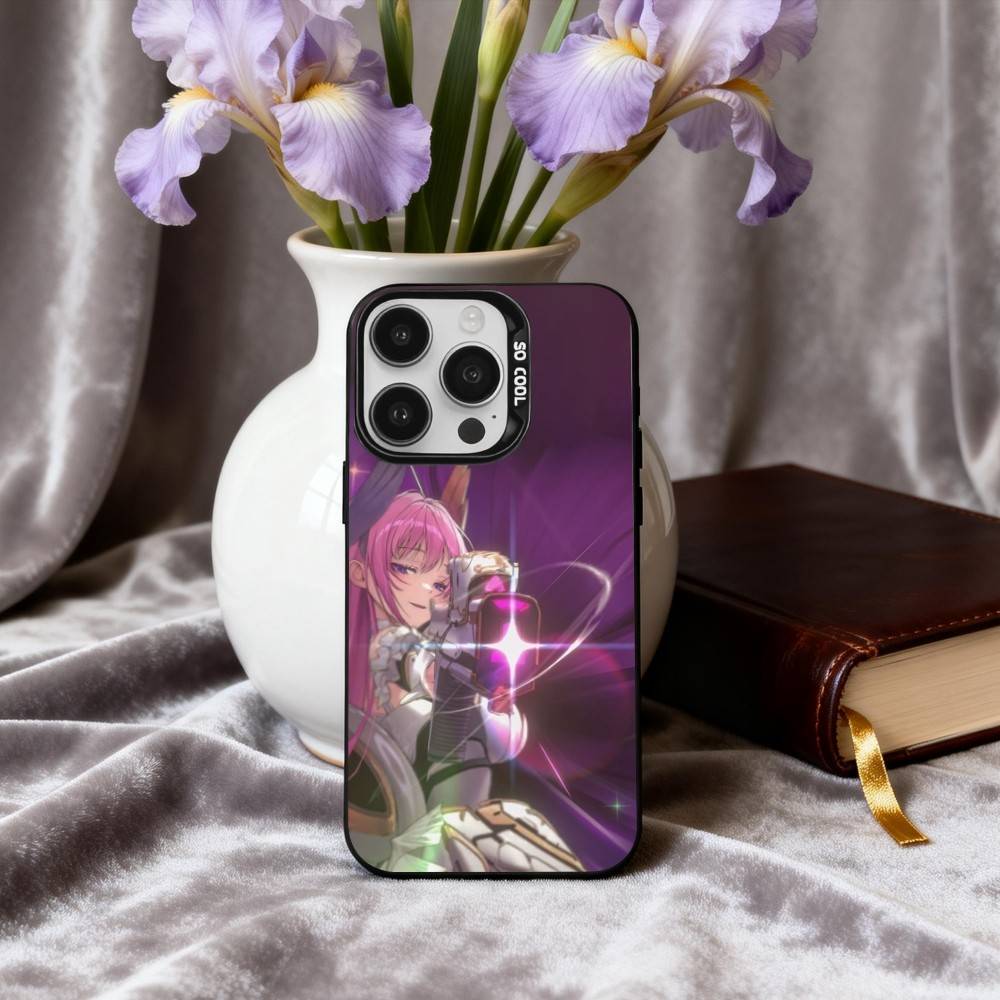 G-Богиня П-Победы N-Никк-К Чехол для телефона Для iPhone17,16,15,14,13,12,11 Plus,Pro Max Конфетный Посеребренный Внутренний Чехол
