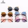 Children'S Sunglasses Travel Sunshade Sunscreen Girls Sunglasses Round Frame Winter Baby Sunshade Glasses