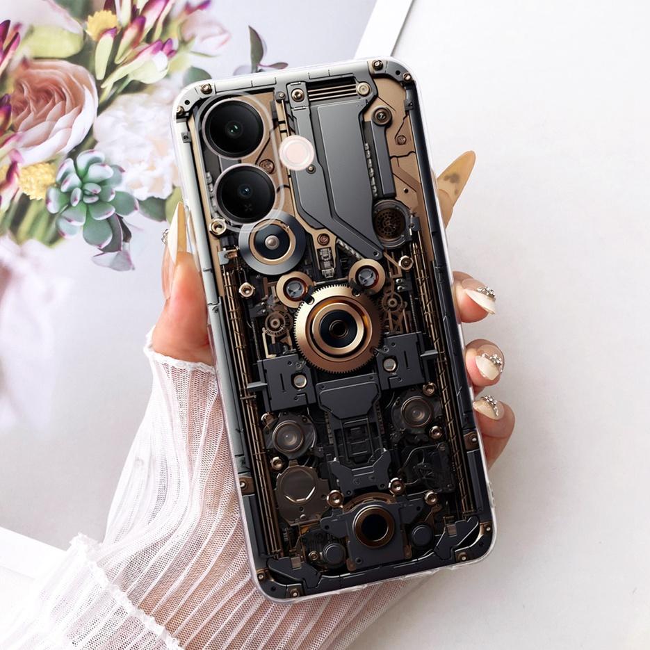 Чехол для Vivo V60 Lite 4G V2530 Крутой Робот Животные Расписной Чехол Мягкий Силиконовый Чехол для Телефона Для Vivo V60 V 60 Lite V60Lite 5G Сумки