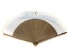 Веер Киото Веер Аю с видом на воду Сделано в Японии Веер Киото из бумаги Двусторонний веер ручной работы с японским узором для мужчин