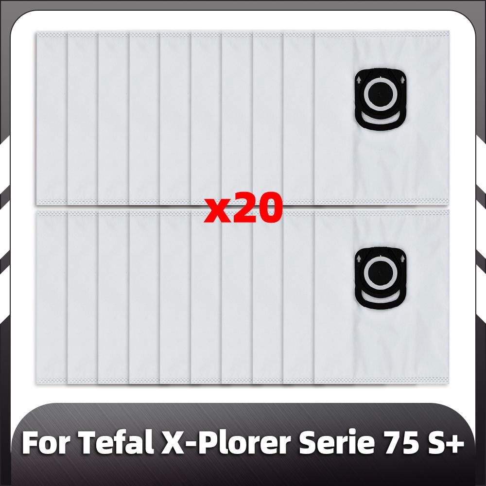Совместимо с Tefal X-Plorer Serie 75 S+ Сменная основная боковая щетка Фильтр HEPA Насадки для швабры Пылесборник Запасные части Аксессуары