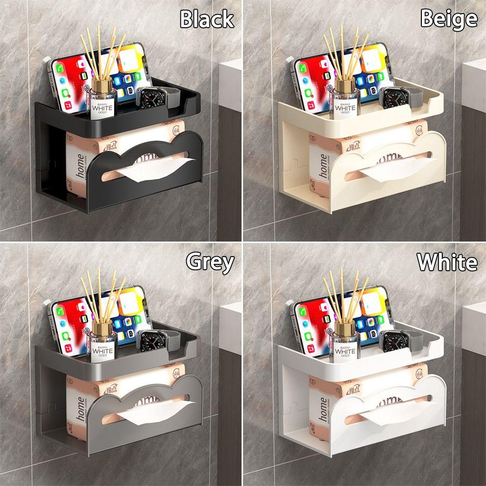 Креативная современная вешалка для салфеток, настенная многофункциональная организационная полка для телефона, модный держатель для туалетной бумаги