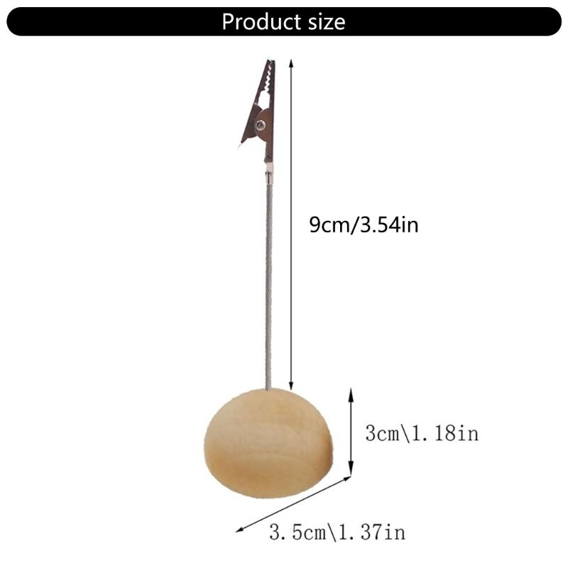 10 Pcs Table Number Holders Place Card Holders with Clips Photo Stand Picture Holders for Presenting Greeting Cards