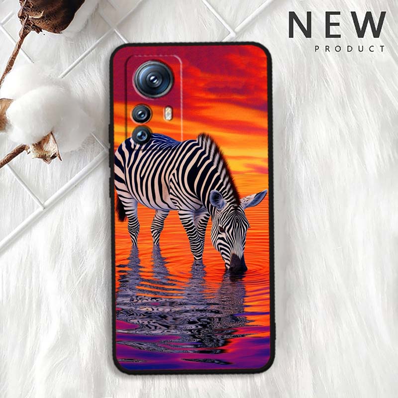 Мультяшные Аниме Животные Для Xiaomi Mi 15 14 13 13T 12 12T 12S 11 11i 11T Pro Ultra Lite 5G Черный Мягкий Чехол Для Телефона