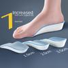 Seven Point Raised Insole with Plush Men's Sports Insole, Female Invisible Inner Raised Insole, Half Padded Arch Insole