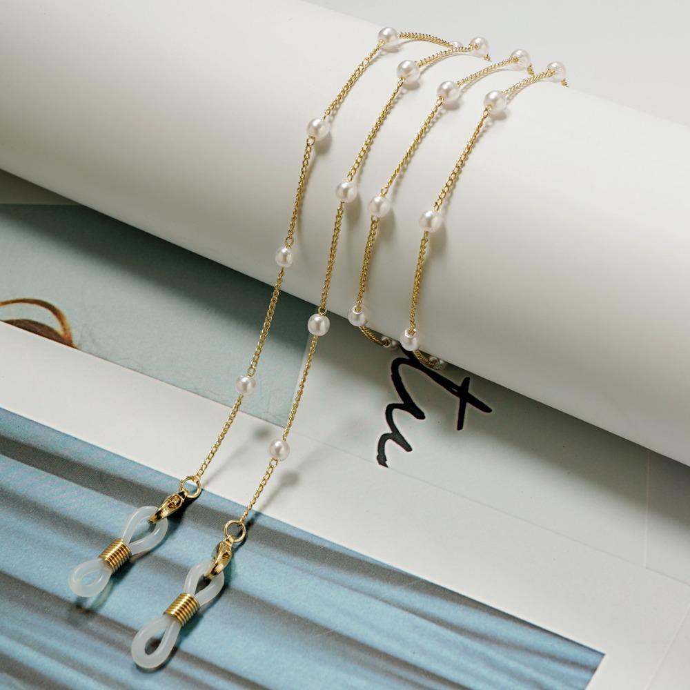 Beads Pearl Glasses Chain Heart Sunglasses Chains Elegant Eyeglass Lanyard Reading Glasses