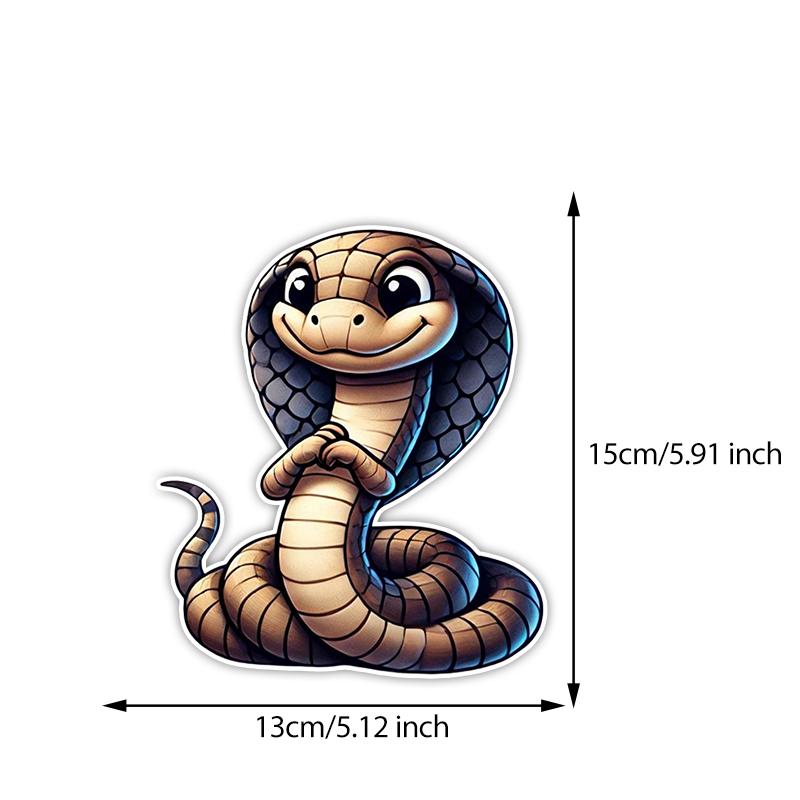 Twisted Snake Car Sticker Vinyl Decal Waterproof Rear Window Motorcycle Camper Bumper Truck Laptop Decoration TM307