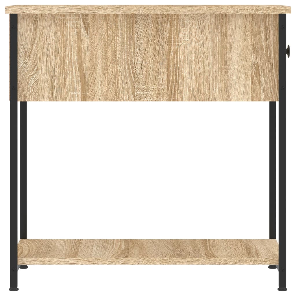 Nightstands (2 pcs) Sonoma Oak Finish 30 x 60 x 60 cm Particleboard