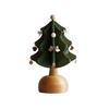 Музыкальная шкатулка Oak Village Tree Petit Plus Green, сделанная в Японии, музыкальная шкатулка с треком, список «Желаем вам счастливого Рождества» 022101-10WG