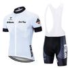 Mens Cycling Jersey Shorts Set Breathable Bike Apparel Road Outdoor Sports