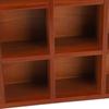 Decorative Wood Desktop Organizer Solid Wood Wooden Storage Stationery Holder  Office