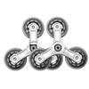 Multi-Purpose Plastic Wheels Plastic Furniture Casters Stable Stair Climbing Wheels  Foldable Cart