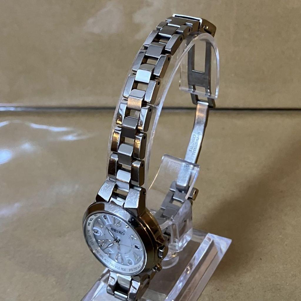 [USED] Seiko Rukia Women's Watch, Working Radio-Controlled, Solar, 1B25
