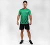 Custom Printing Thailand Green Short Sleeve Football Uniforms Soccer Jerseys Shirt