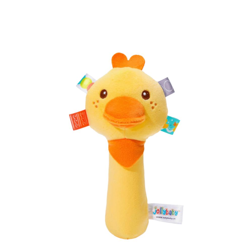 Squeaky Sound Soft Stuffed Animal Rattle Soft Plush Sensory Toys Baby Rattles Newborn Development