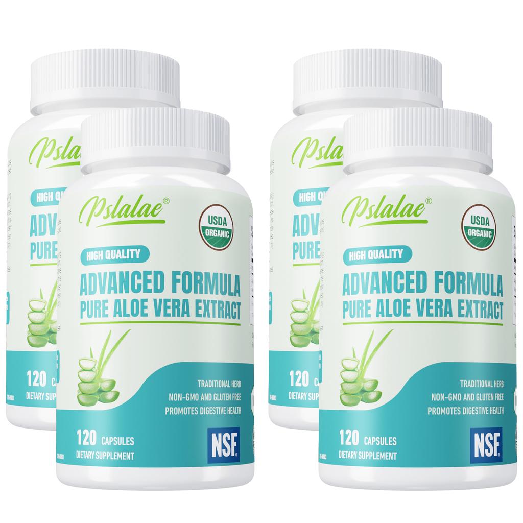 Pslalae Premium Formula, Pure Aloe Vera Extract Capsules, Nutritional Supplement, Suitable for Both Men and Women