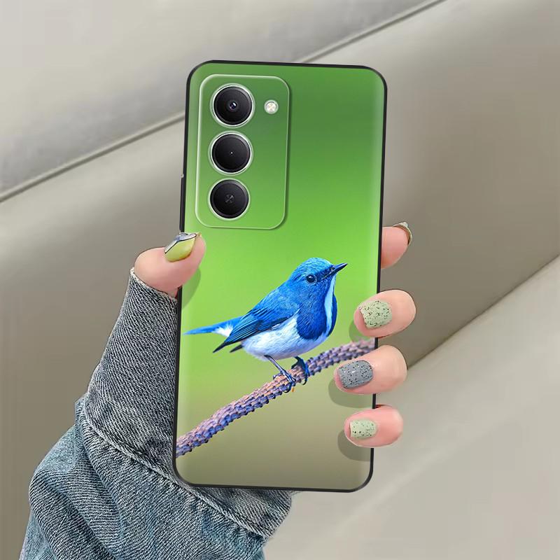 Чехол для Redmi 15 2025 Милые Цветы Coque Мягкая Жидкая Силиконовая Задняя Крышка Для Redmi 15 Чехлы Для Телефона Redmi15 5G 4G Fundas Оболочки