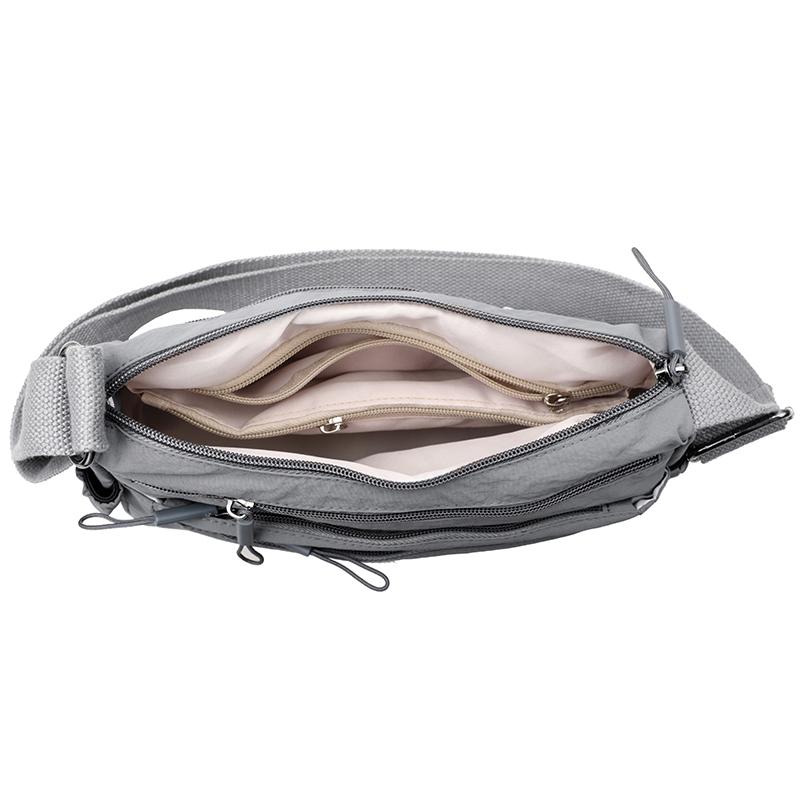 Women's Multi-Layer Crossbody Bag Lightweight Shoulder Bag Middle-Aged and Elderly Mother Bag