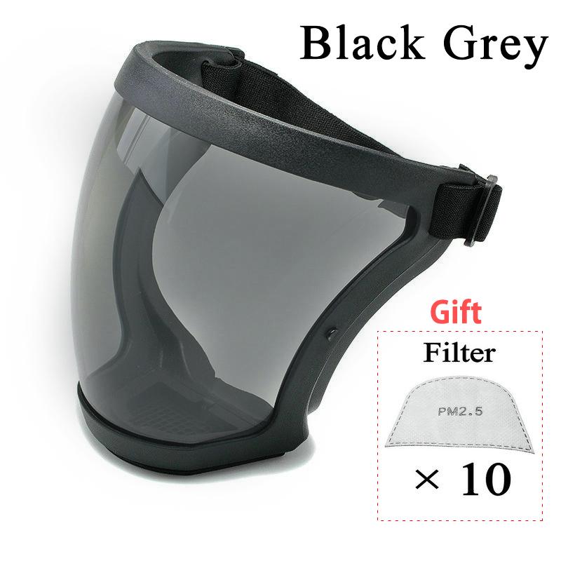 Полнолицевой щиток, прозрачная рабочая защитная маска, пылезащитная маска для деревообработки, кухонные защитные инструменты для лица, защита для лица